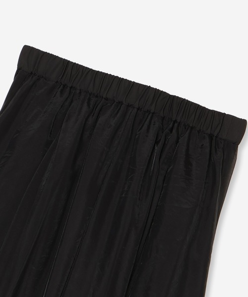 【洗える】オーガンジーコンビボリュームスカート