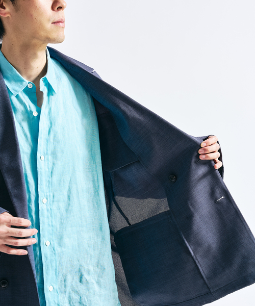 417 EDIFICE（フォーワンセブンエディフィス）の「【EVALET / エバレット】メッシュ Wワイドセットアップ ”WEB限定”（セットアップ・メンズ・グレー/チャコールグレー/ベージュ・LARGE/MEDIUM/SMALL/X-SMALL）」の10枚目の写真