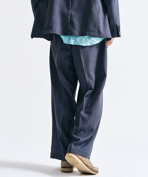 417 EDIFICE（フォーワンセブンエディフィス）の「【EVALET / エバレット】メッシュ Wワイドセットアップ ”WEB限定”（セットアップ・メンズ・グレー/チャコールグレー/ベージュ・LARGE/MEDIUM/SMALL/X-SMALL）」の12枚目の写真