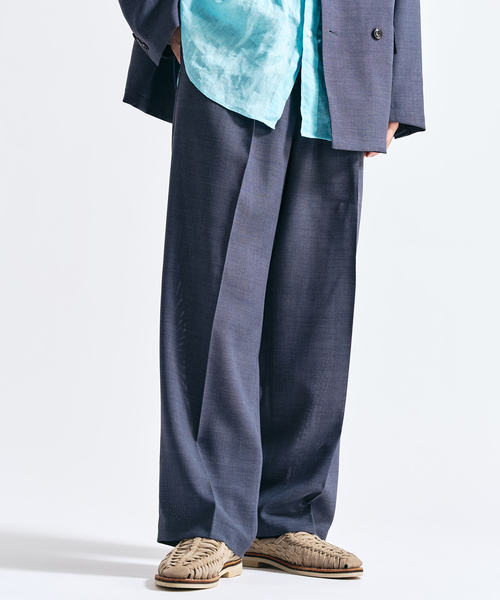 417 EDIFICE（フォーワンセブンエディフィス）の「【EVALET / エバレット】メッシュ Wワイドセットアップ ”WEB限定”（セットアップ・メンズ・グレー/チャコールグレー/ベージュ・LARGE/MEDIUM/SMALL/X-SMALL）」の13枚目の写真