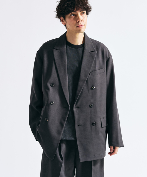 417 EDIFICE（フォーワンセブンエディフィス）の「【EVALET / エバレット】メッシュ Wワイドセットアップ ”WEB限定”（セットアップ・メンズ・グレー/チャコールグレー/ベージュ・LARGE/MEDIUM/SMALL/X-SMALL）」の19枚目の写真