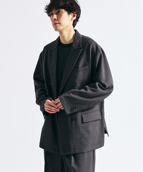 417 EDIFICE（フォーワンセブンエディフィス）の「【EVALET / エバレット】メッシュ Wワイドセットアップ ”WEB限定”（セットアップ・メンズ・グレー/チャコールグレー/ベージュ・LARGE/MEDIUM/SMALL/X-SMALL）」の20枚目の写真