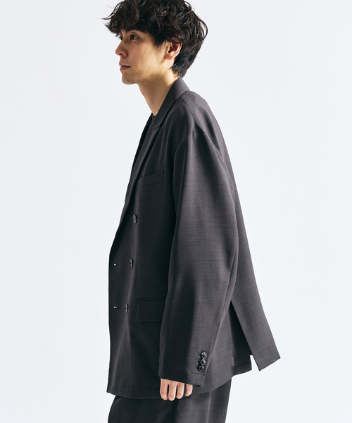 417 EDIFICE（フォーワンセブンエディフィス）の「【EVALET / エバレット】メッシュ Wワイドセットアップ ”WEB限定”（セットアップ・メンズ・グレー/チャコールグレー/ベージュ・LARGE/MEDIUM/SMALL/X-SMALL）」の21枚目の写真