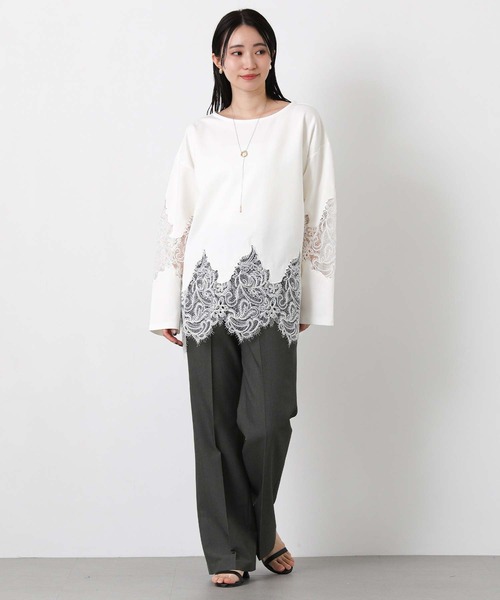 Gready Brilliant(グレディブリリアン)の「イージーストレートパンツ(その他パンツ・レディース・ベージュ/チャコールグレー・36/38)」の19枚目の写真