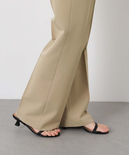 Gready Brilliant(グレディブリリアン)の「イージーストレートパンツ(その他パンツ・レディース・ベージュ/チャコールグレー・36/38)」の7枚目の写真