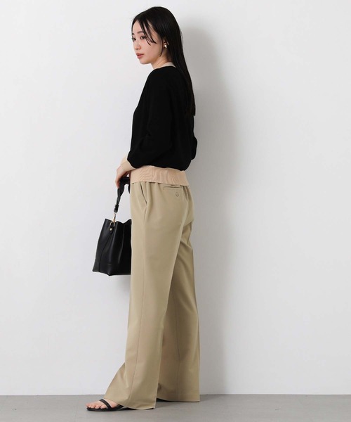 Gready Brilliant(グレディブリリアン)の「イージーストレートパンツ(その他パンツ・レディース・ベージュ/チャコールグレー・36/38)」の18枚目の写真