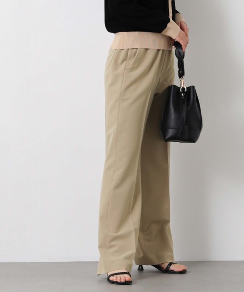 Gready Brilliant(グレディブリリアン)の「イージーストレートパンツ(その他パンツ・レディース・ベージュ/チャコールグレー・36/38)」の11枚目の写真