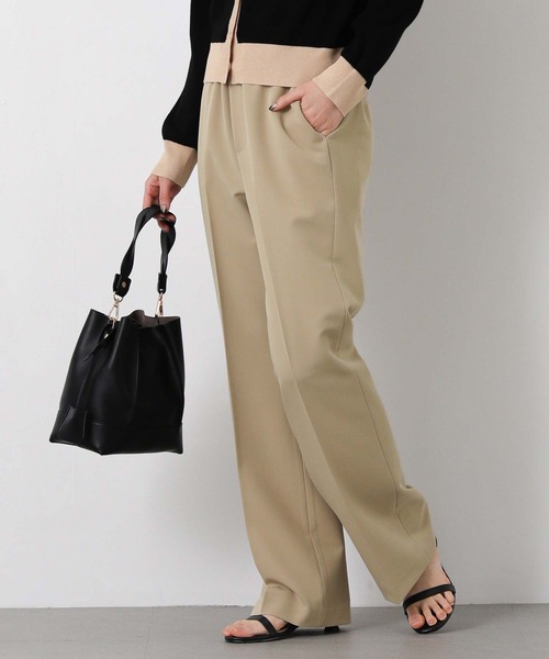 Gready Brilliant(グレディブリリアン)の「イージーストレートパンツ(その他パンツ・レディース・ベージュ/チャコールグレー・36/38)」の14枚目の写真