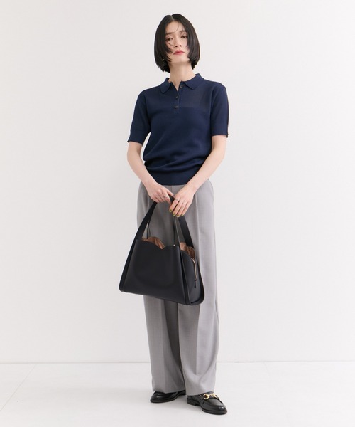 le cercle ADAM ET ROPE'(ルセルクルアダムエロペ)の「2WAYフォルムバッグ(ショルダーバッグ・レディース・ブラック/イエロー系その他3・FREE)」の8枚目の写真