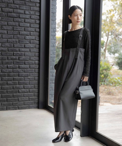 LEPSIM（レプシィム）の「《オフィスライン》レース2WAYプルオーバー　647856（Tシャツ/カットソー・レディース・ブラック/オフホワイト・FREE）」の14枚目の写真