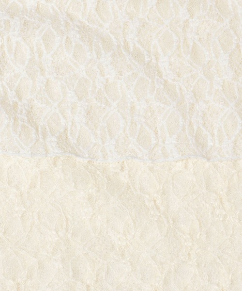 LEPSIM（レプシィム）の「《オフィスライン》レース2WAYプルオーバー　647856（Tシャツ/カットソー・レディース・ブラック/オフホワイト・FREE）」の5枚目の写真