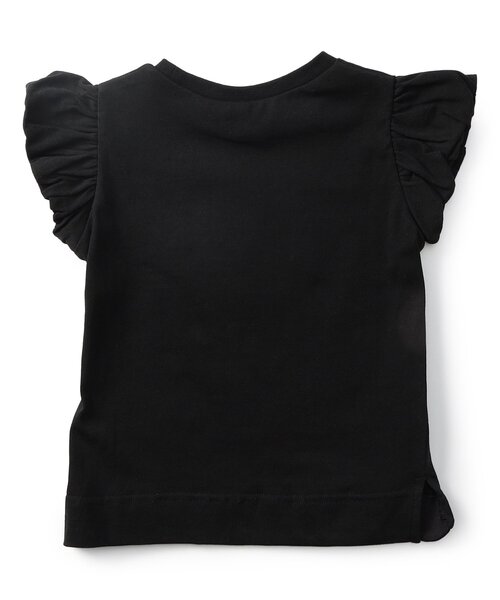 apres les cours(アプレレクール)の「モチーフスカラップTシャツ(Tシャツ/カットソー・キッズ・ミント/ブラック/アイボリー/ローズ・80/90/100/110/120/130/140)」の9枚目の写真