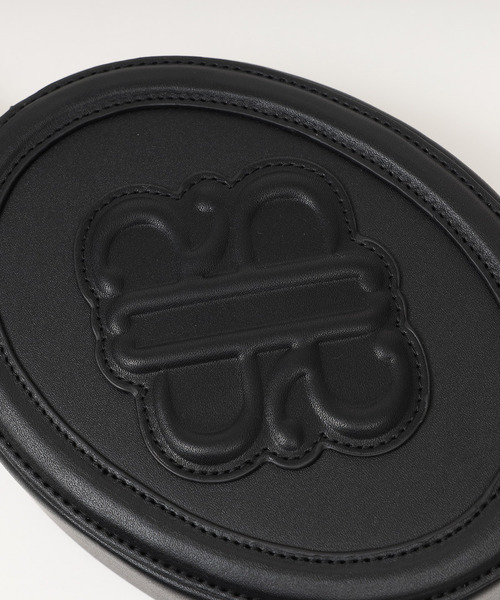 ROYAL PARTY（ロイヤルパーティー）の「エンボスロゴポシェット（ショルダーバッグ・レディース・キャメル/ブラック・FREE）」の5枚目の写真