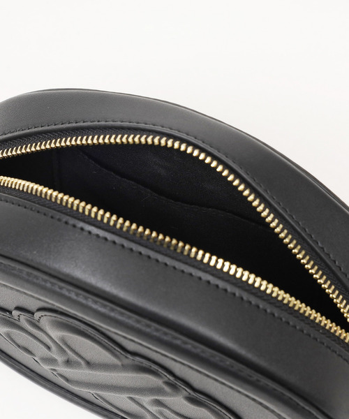 ROYAL PARTY（ロイヤルパーティー）の「エンボスロゴポシェット（ショルダーバッグ・レディース・キャメル/ブラック・FREE）」の6枚目の写真