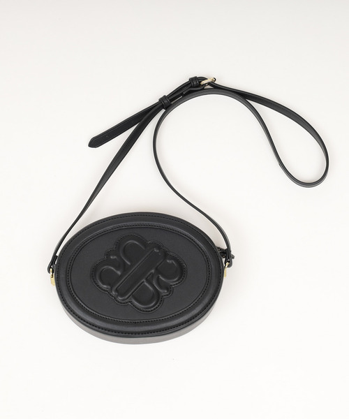 ROYAL PARTY（ロイヤルパーティー）の「エンボスロゴポシェット（ショルダーバッグ・レディース・キャメル/ブラック・FREE）」の4枚目の写真