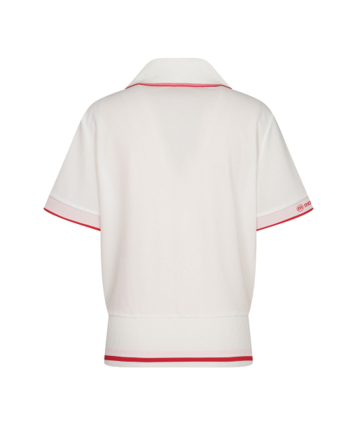 MONDAYFLOW（マンデーフロー）の「ワイドカラージップアップトップ_ホワイト（ポロシャツ・レディース・その他・X-SMALL/SMALL/MEDIUM/LARGE）」の3枚目の写真