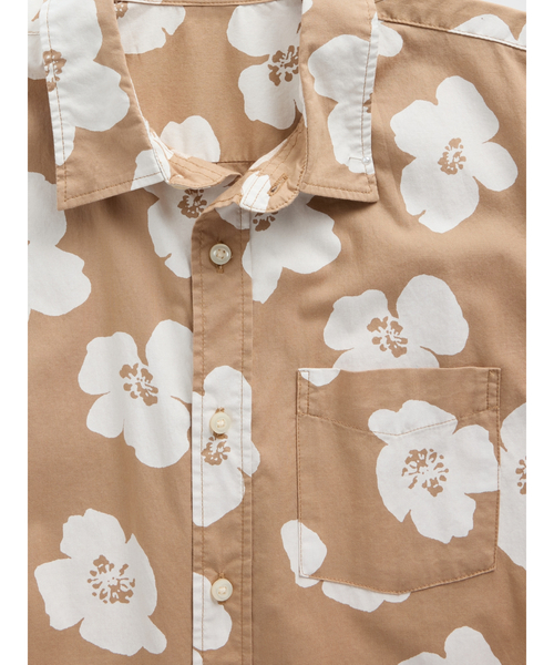 GAP（ギャップ）の「スタンダードフィット ストレッチ ポプリンシャツ（シャツ/ブラウス・メンズ・グリーン/ブラウン・L/XS/S/M/XL）」の7枚目の写真