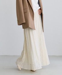 VIS | ラメレースフレアスカート(スカート)