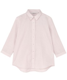 TOKYO SHIRTS | 【Pitta Re:)】ふわっとガーゼシャツ レギュラーシルエット 七分袖 綿100% レディース カジュアルシャツ(シャツ/ブラウス)