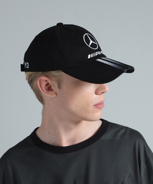 Y-3（ワイスリー）の「Y-3 MERCEDES-AMG PETRONAS FORMULA 1 TEAM DAD CAP（キャップ・メンズ・ブラック・SMALL/MEDIUM/LARGE）」の2枚目の写真