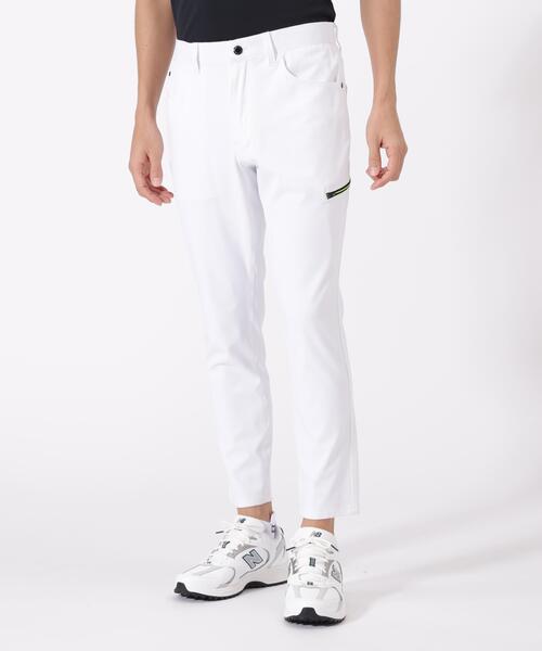 New Balance Golf(ニューバランスゴルフ)の「【new balance golf】4WAYストレッチ 撥水 UV テーパード ロングパンツ (MENS)(その他パンツ・メンズ・ブラック/ベージュ系その他/ホワイト・MEDIUM/LARGE/SMALL/X-LARGE/XX-LARGE/XXX-LARGE)」の1枚目の写真