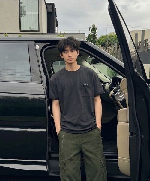 RSSC(アールエスエスシー)の「RIVET POCKET WASHING T-SHIRT - GRAY(Tシャツ/カットソー・レディース・その他・1/2)」の13枚目の写真