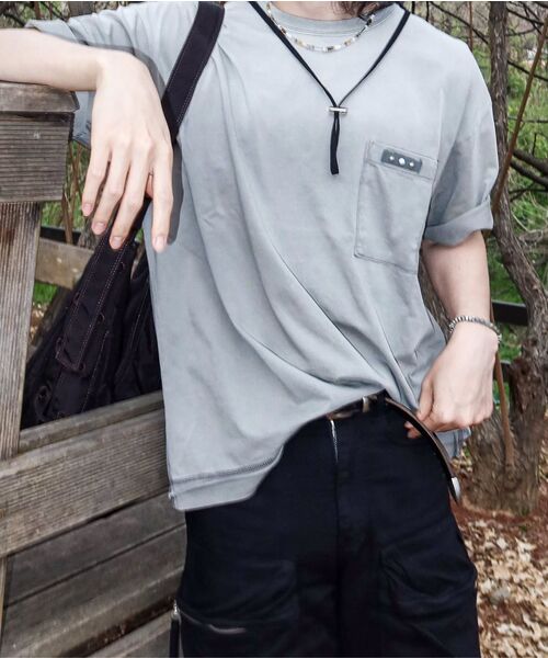 RSSC(アールエスエスシー)の「RIVET POCKET WASHING T-SHIRT - GRAY(Tシャツ/カットソー・レディース・その他・1/2)」の14枚目の写真