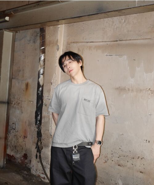 RSSC(アールエスエスシー)の「RIVET POCKET WASHING T-SHIRT - GRAY(Tシャツ/カットソー・レディース・その他・1/2)」の18枚目の写真