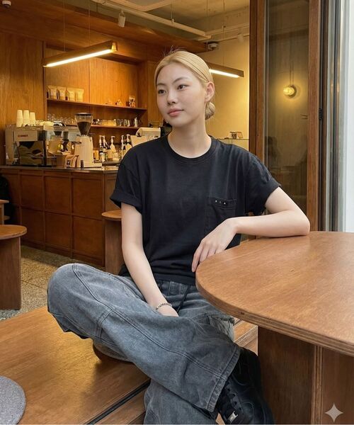 RSSC(アールエスエスシー)の「RIVET POCKET WASHING T-SHIRT - GRAY(Tシャツ/カットソー・レディース・その他・1/2)」の21枚目の写真