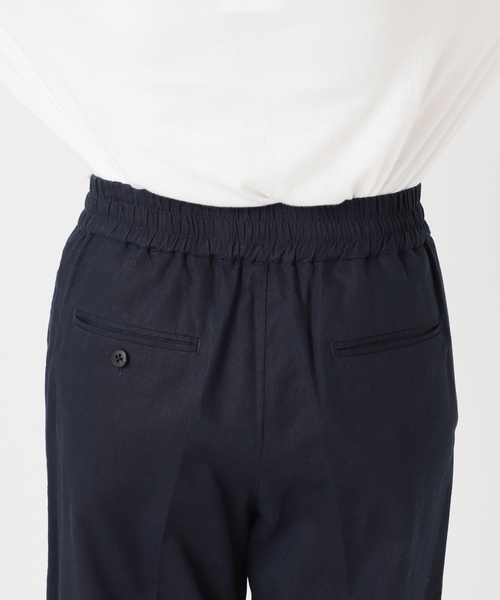 JOURNAL STANDARD relume(ジャーナルスタンダード レリューム)の「リネンコットンギャザータックパンツ(その他パンツ・レディース・アイボリー/ネイビー/ブラウン・38/36)」の10枚目の写真