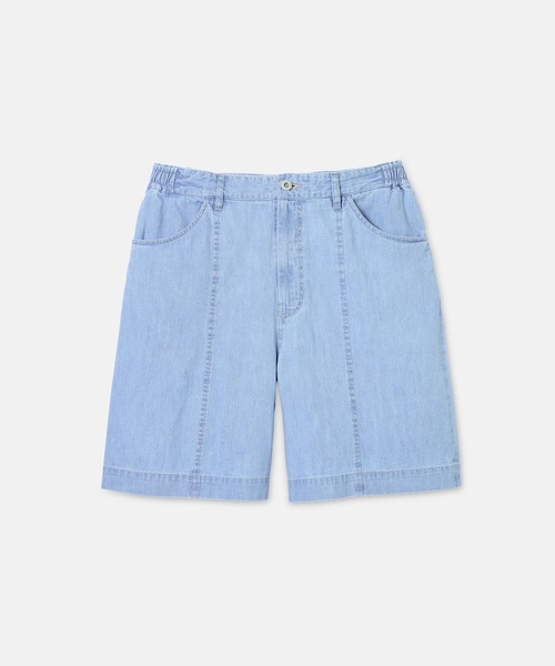 SEAGREEN(シーグリーン)の「SEAGREEN(シーグリーン) SUMMER DENIM SHORTS(デニムパンツ・メンズ・ネイビー/ライトブルー・3/2/4)」の1枚目の写真