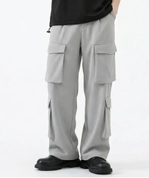 revertical（リバーティカル）の「ワイドカーゴパンツ ルーズシルエット マルチポケット スラックス（カーゴパンツ）」