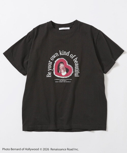 Firsthand(ファーストハンド)の「Firsthand/ファーストハンド マリリンモンロー ショートスリーブ ハート フォト Tシャツ / プリントTシャツ(Tシャツ/カットソー・レディース・チャコールグレー/ホワイト・FREE)」の16枚目の写真