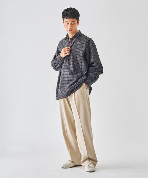 EDIFICE(エディフィス)の「チェック バルーズ シャツ(シャツ/ブラウス・メンズ・ブラック・SMALL/MEDIUM/LARGE)」の18枚目の写真