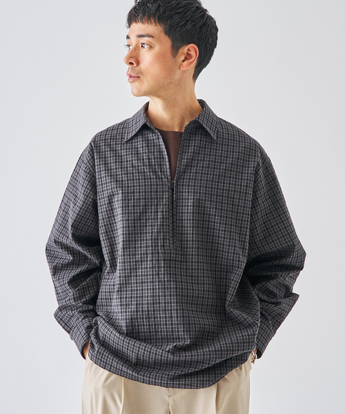 EDIFICE(エディフィス)の「チェック バルーズ シャツ(シャツ/ブラウス・メンズ・ブラック・SMALL/MEDIUM/LARGE)」の19枚目の写真