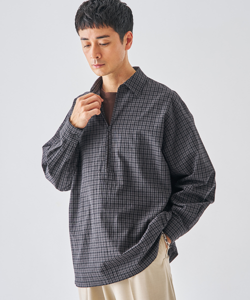 EDIFICE(エディフィス)の「チェック バルーズ シャツ(シャツ/ブラウス・メンズ・ブラック・SMALL/MEDIUM/LARGE)」の20枚目の写真