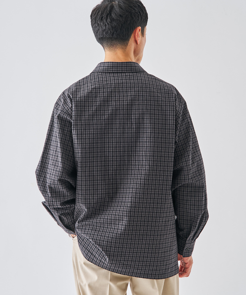 EDIFICE(エディフィス)の「チェック バルーズ シャツ(シャツ/ブラウス・メンズ・ブラック・SMALL/MEDIUM/LARGE)」の2枚目の写真