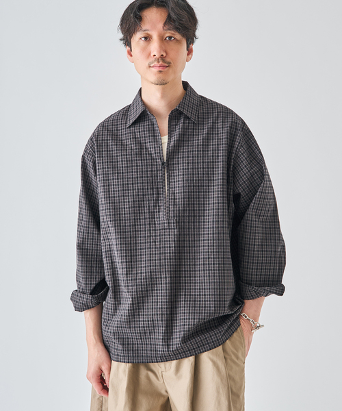 EDIFICE(エディフィス)の「チェック バルーズ シャツ(シャツ/ブラウス・メンズ・ブラック・SMALL/MEDIUM/LARGE)」の6枚目の写真