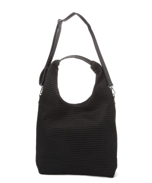 LEPSIM(レプシィム)の「メッシュワンハンドルバッグ 648096(ショルダーバッグ・レディース・ブラック/アイボリー・ONE SIZE)」の14枚目の写真