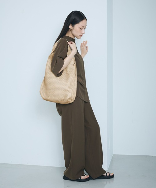 LEPSIM(レプシィム)の「メッシュワンハンドルバッグ 648096(ショルダーバッグ・レディース・ブラック/アイボリー・ONE SIZE)」の18枚目の写真