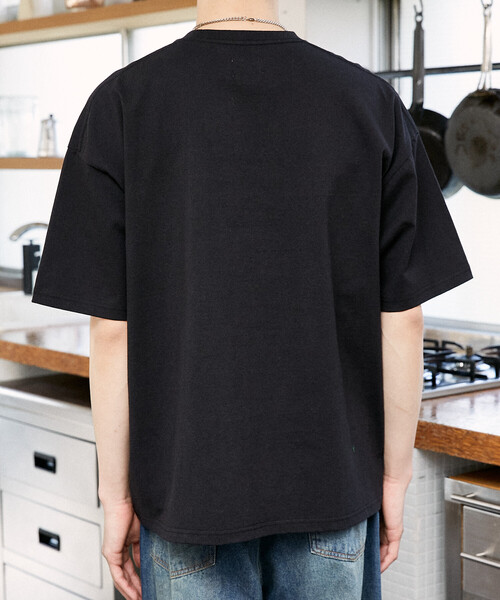 PEACH JOHN(ピーチジョン)の「PEACH JOHN × PUBLUX/ピーチ・ジョン バルーン ロゴ キャット Tシャツ 限定展開(Tシャツ/カットソー・メンズ・ブラック/ネイビー/ホワイト/ピンク・SMALL/MEDIUM/LARGE)」の6枚目の写真