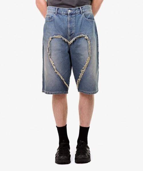 Carne Bollente(カルネボレンテ)の「Love Shorts(デニムパンツ・レディース・インディゴブルー・26/24)」の1枚目の写真