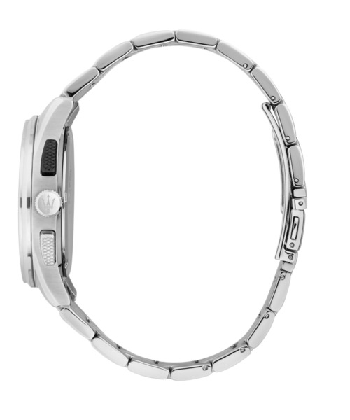 Maserati（マセラティ）の「「Maserati/マセラティ」ソルパッソ - 42ｍｍ クロノ シルバー ブレスレット（アナログ腕時計・メンズ・シルバー系2/シルバー系1・42mm）」の3枚目の写真