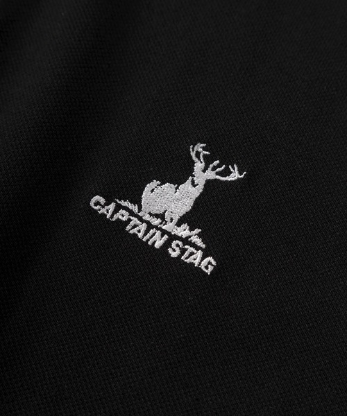 CAPTAIN STAG(キャプテンスタッグ)の「【76】【CAPTAIN STAG/キャプテンスタッグ】ワンポイント刺繍 襟ライン ポロシャツ/ユニセックス/レディース/メンズ(ポロシャツ・メンズ・ホワイト/ネイビー/ブラック/グリーン・L/M/XL)」の12枚目の写真