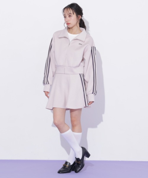 JILL by JILL STUART(ジルバイジルスチュアート)の「配色ラインレースミニスカート(スカート・レディース・ブルー/ピンク/ネイビー・FREE)」の15枚目の写真