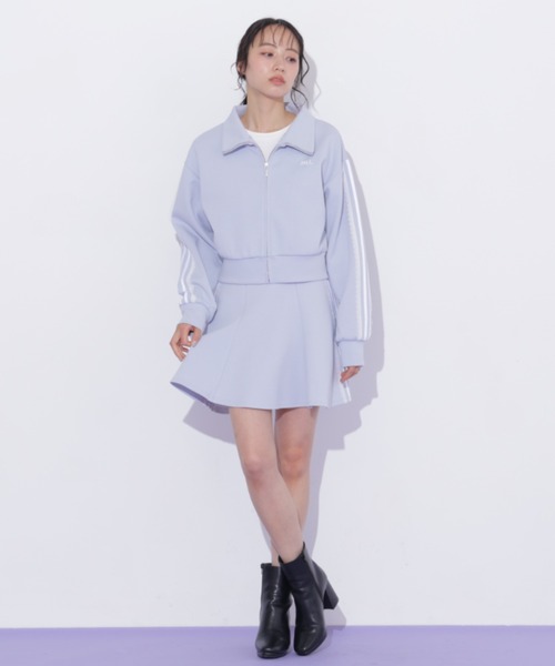 JILL by JILL STUART(ジルバイジルスチュアート)の「配色ラインレースミニスカート(スカート・レディース・ブルー/ピンク/ネイビー・FREE)」の21枚目の写真