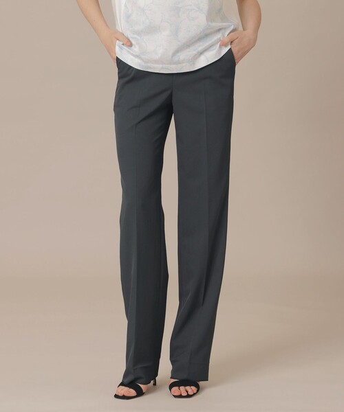 MACKINTOSH LONDON(マッキントッシュ ロンドン)の「【eclat5月号掲載】ドライツイルストレートパンツ(その他パンツ・レディース・グレー系その他2/オフホワイト/ネイビー・36/38/40)」の3枚目の写真