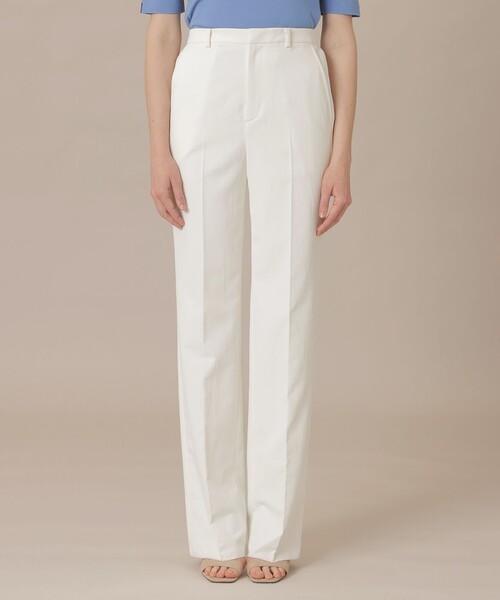 MACKINTOSH LONDON（マッキントッシュ ロンドン）の「【eclat5月号掲載】ドライツイルストレートパンツ（その他パンツ・レディース・グレー系その他2/オフホワイト・36/38/40）」の6枚目の写真