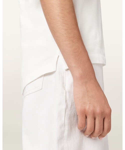 ALLSAINTS（オールセインツ）の「ESME AMELIE OVERSIZED T-SHIRT | ESME AMELIE オーバーサイズ Tシャツ（Tシャツ/カットソー・レディース・ホワイト系その他・XS/S/M/L）」の8枚目の写真