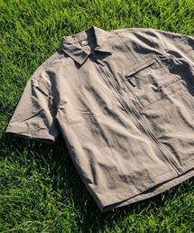 LOGOS（ロゴス）の「2026SS LOGOS/ロゴス オーバーサイズ 撥水 マルチポケット ユーティリティ ジップアップシャツ レディース メンズ（シャツ/ブラウス）」